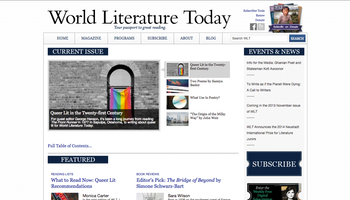 World Literature Today Screenshot